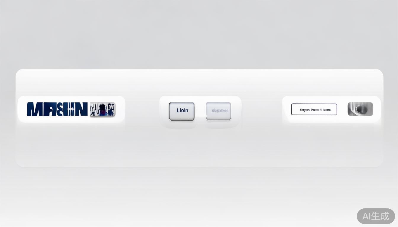 顶部导航栏：通常包含网站Logo、登录注册按钮、语